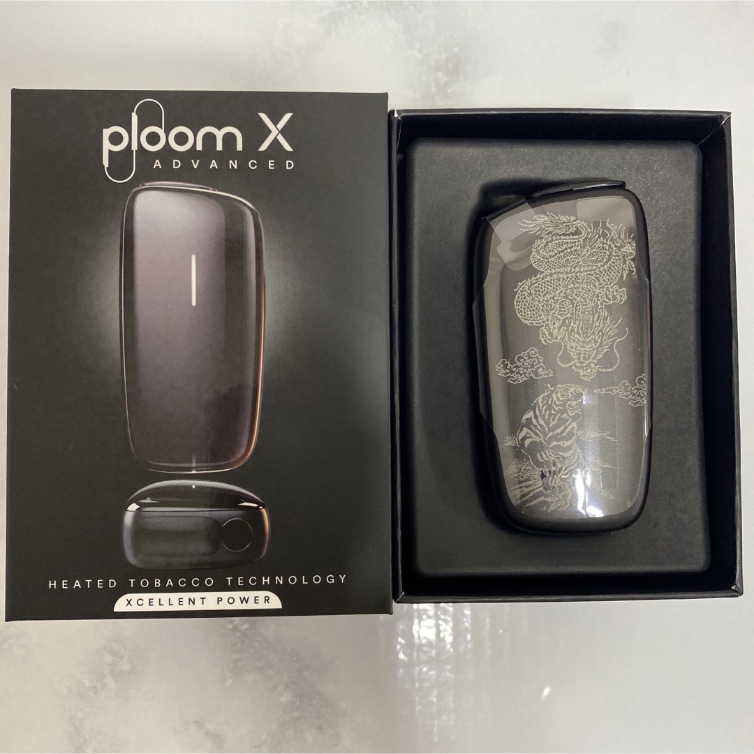 PloomTECH(プルームテック)の龍 虎 デザイン レーザー加工 プルームエックス アドバンスド Ploom X メンズのファッション小物(タバコグッズ)の商品写真