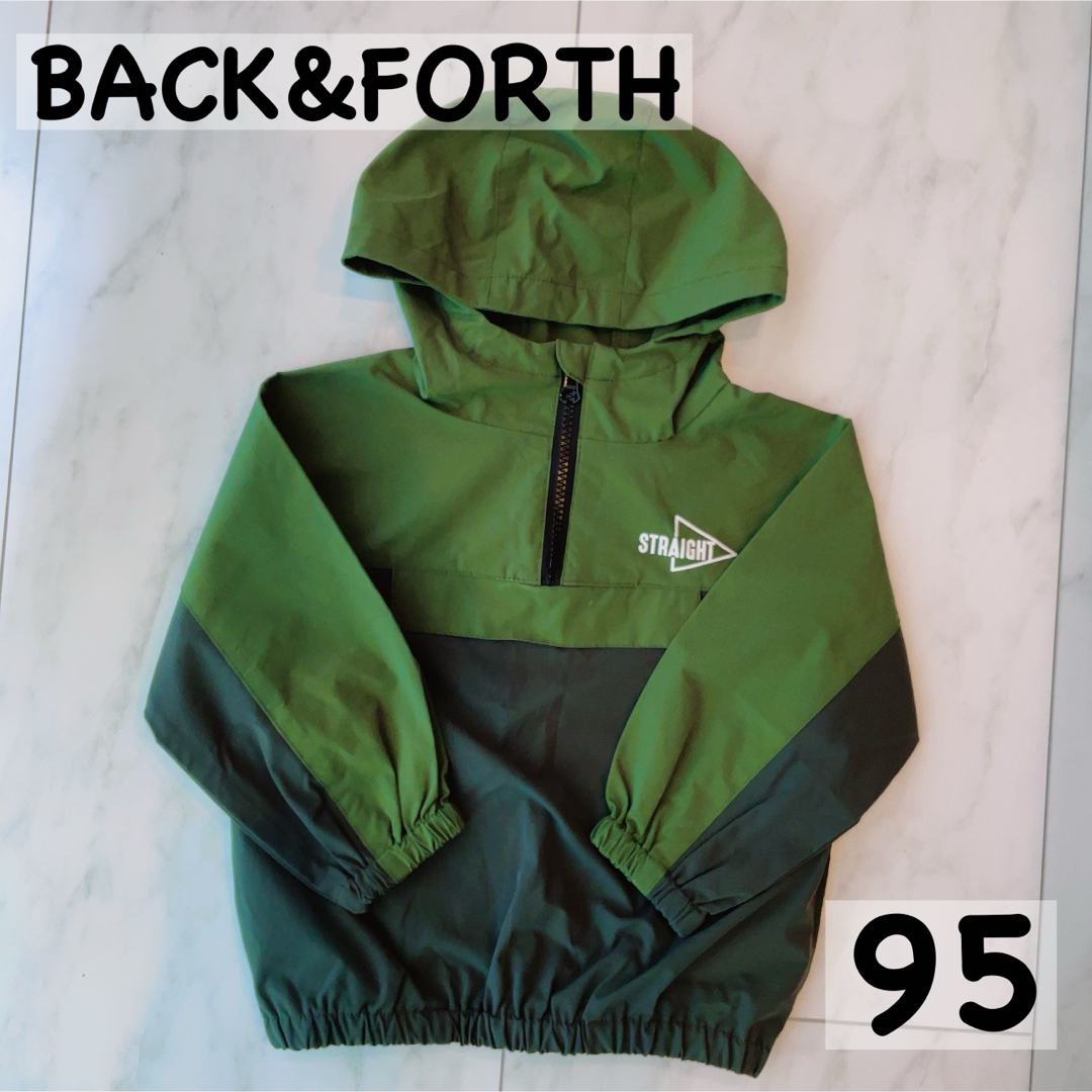 【 BACK&FORTH 】バックアンドフォース パーカー トップス 95 キッズ/ベビー/マタニティのキッズ服男の子用(90cm~)(Tシャツ/カットソー)の商品写真