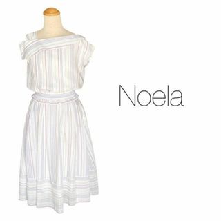 Noela - ノエラNoela セットアップ　ブラウス　スカート　ストライプ　パープル系