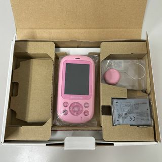 エヌティティドコモ(NTTdocomo)のキッズケータイ F-03J 解除済み ピンク(携帯電話本体)