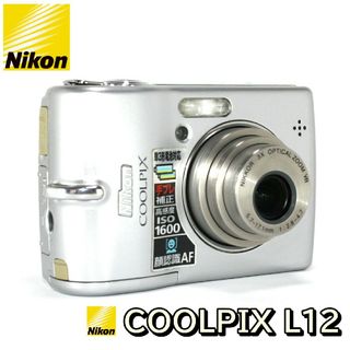 ニコン(Nikon)のNikon COOLPIX  L12 クールピクス コンデジ カメラ✨完動品✨(コンパクトデジタルカメラ)