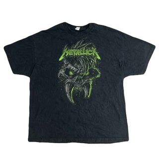 ミュージックティー(MUSIC TEE)のALSTYLE メタリカ 半袖バンドTシャツ デーモンスカル ロックT ba7(Tシャツ/カットソー(半袖/袖なし))