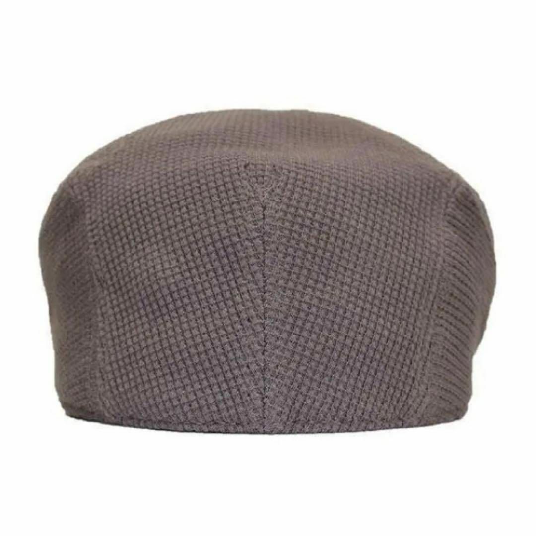 大きいサイズ 帽子 メンズ ビッグサイズ ハンチング ワッフル ブラウン メンズの帽子(ハンチング/ベレー帽)の商品写真