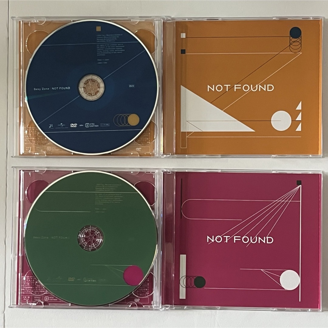 Sexy Zone(セクシー ゾーン)のNOT FOUND ノッファ　 SexyZone timelesz 3形態セット エンタメ/ホビーのCD(ポップス/ロック(邦楽))の商品写真