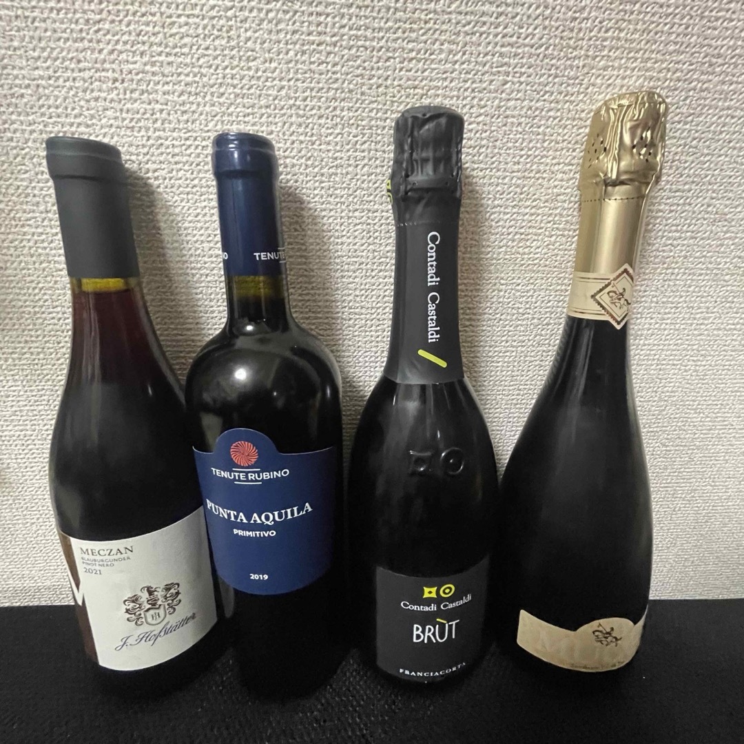 ワイン4本セット 食品/飲料/酒の酒(ワイン)の商品写真