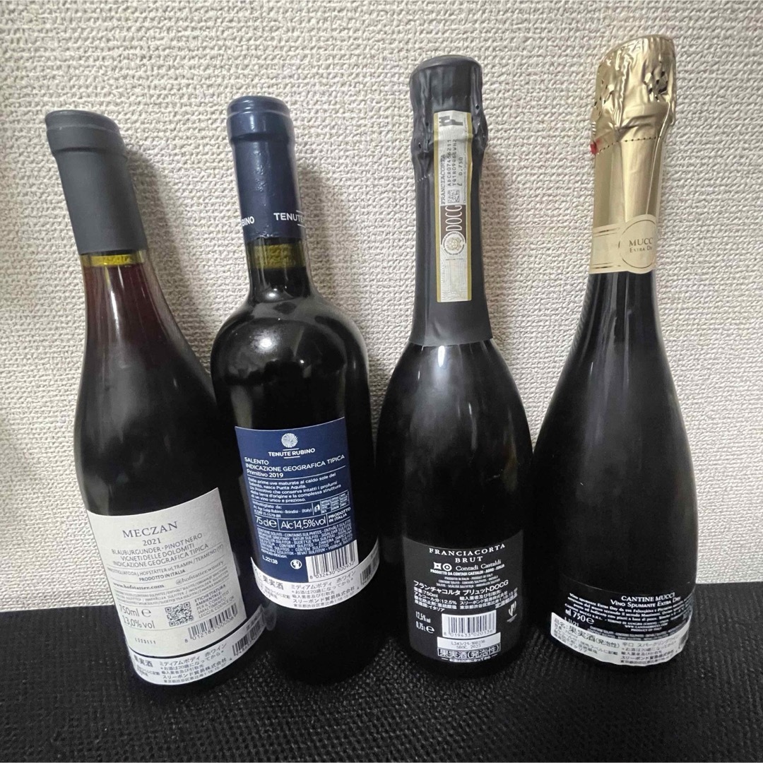 ワイン4本セット 食品/飲料/酒の酒(ワイン)の商品写真