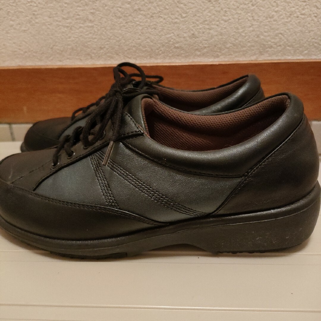 BEAGLE leather カジュアルシューズ 24.5cm 4E レディースの靴/シューズ(ローファー/革靴)の商品写真