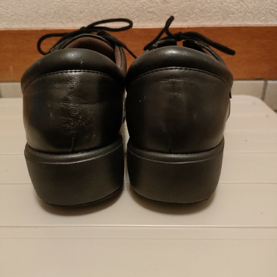 BEAGLE leather カジュアルシューズ 24.5cm 4E レディースの靴/シューズ(ローファー/革靴)の商品写真