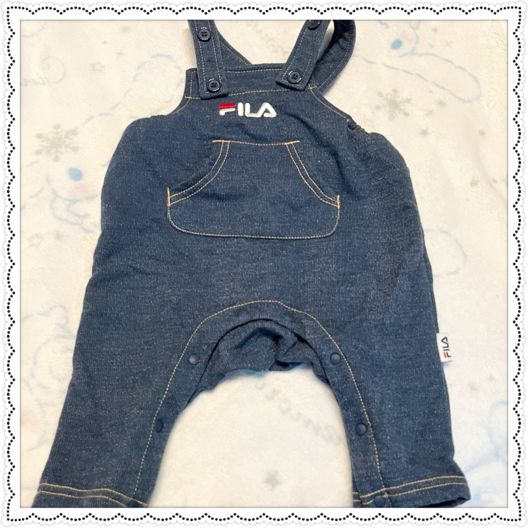 赤ちゃん FILA サロペット オーバーオール 70サイズ キッズ/ベビー/マタニティのベビー服(~85cm)(カバーオール)の商品写真