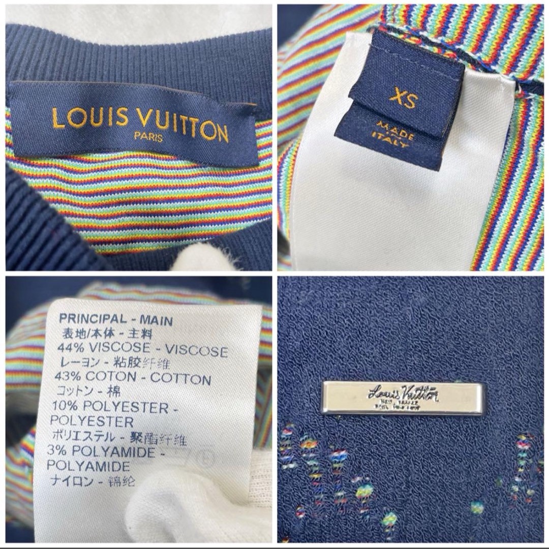 LOUIS VUITTON(ルイヴィトン)の美品　LOUISVUITTON ヴィトン　モノグラム柄　トップス　XS メンズのトップス(Tシャツ/カットソー(七分/長袖))の商品写真