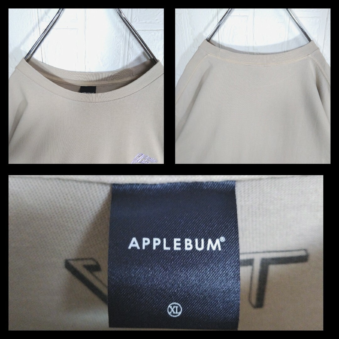 APPLEBUM(アップルバム)の《APPLEBUM/アップルバム》ロゴ刺繍　Tシャツ　ビッグシルエット メンズのトップス(Tシャツ/カットソー(半袖/袖なし))の商品写真