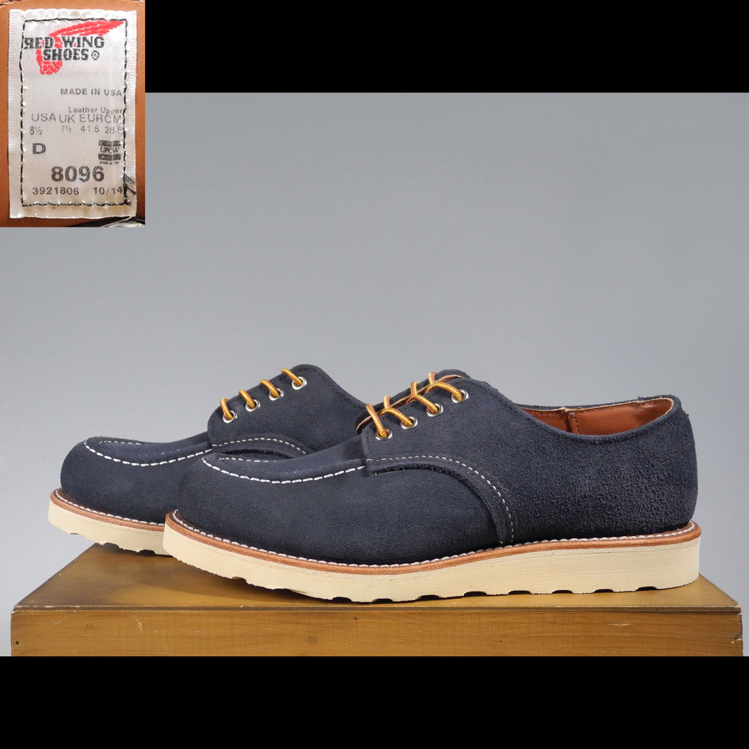 REDWING - BEAMS別注8096オックスフォードネイビー紺スエード REDWING - BEAMS別注8096オックスフォードネイビー紺スエード