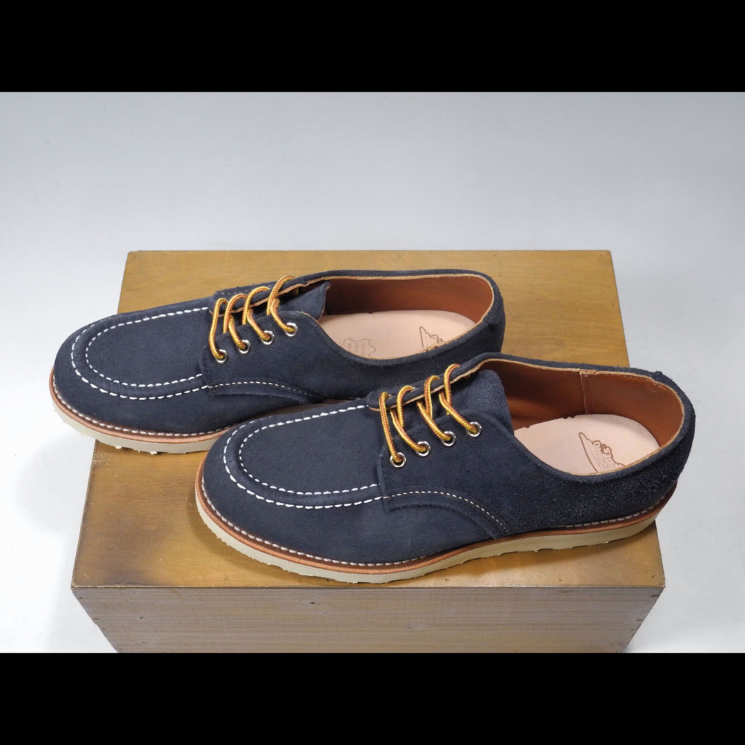 REDWING - BEAMS別注8096オックスフォードネイビー紺スエード REDWING - BEAMS別注8096オックスフォードネイビー紺スエード