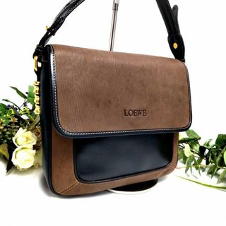 ロエベ(LOEWE)の★クリーニング済み★ロエベ　ベラスケスレザー　ショルダーバッグ　ヴィンテージ(ショルダーバッグ)