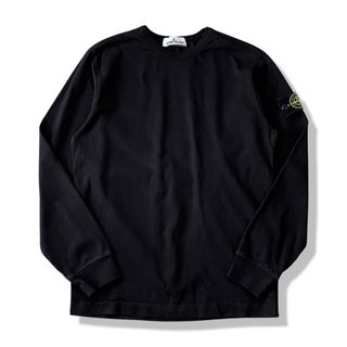 ストーンアイランド(STONE ISLAND)の【21SS】STONE ISLAND ヘビーウェイトコットンカットソー 黒 S(Tシャツ/カットソー(半袖/袖なし))