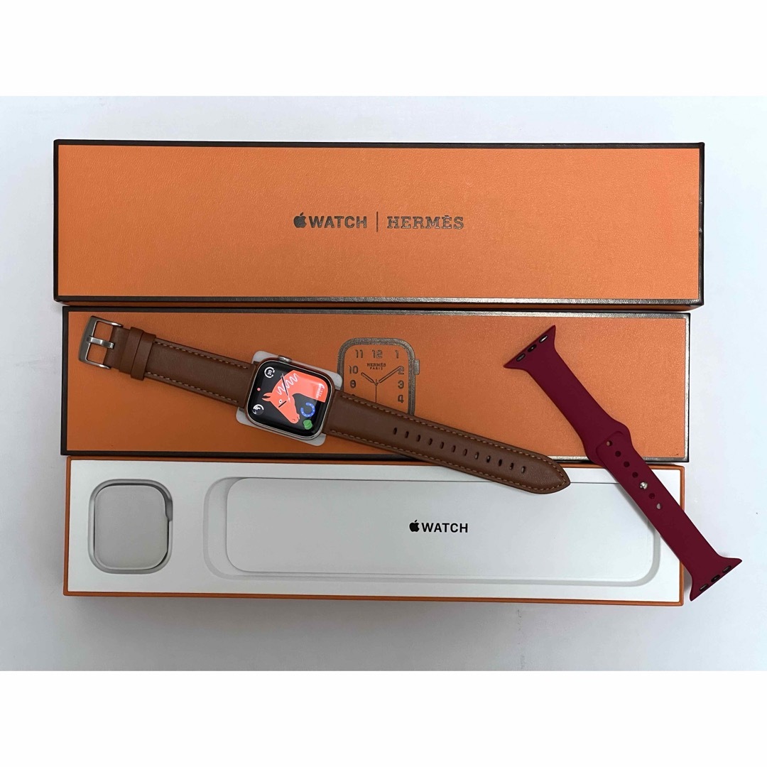 Apple Watch(アップルウォッチ)の極美品Apple Watch HERMES series8 41mm レディースのファッション小物(腕時計)の商品写真