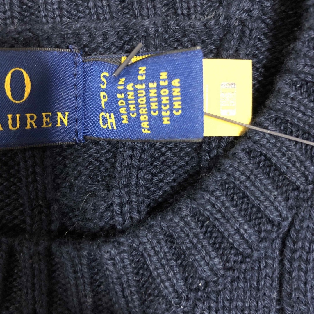 POLO RALPH LAUREN(ポロラルフローレン)のPOLO RALPH LAUREN ケーブルニットコットンクルーネックセーター レディースのトップス(ニット/セーター)の商品写真