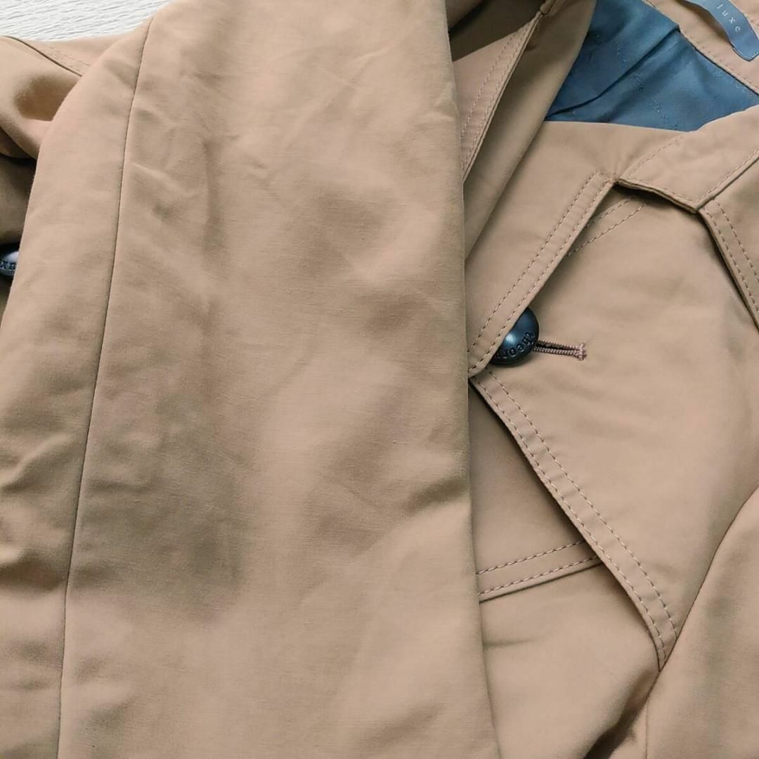 Theory luxe(セオリーリュクス)のセオリーリュクス アニバーサリー トレンチコート メタルボタン ベージュ　M レディースのジャケット/アウター(トレンチコート)の商品写真