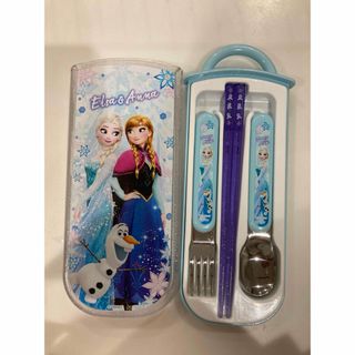 アナと雪の女王＊お箸セット＊使用品(弁当用品)