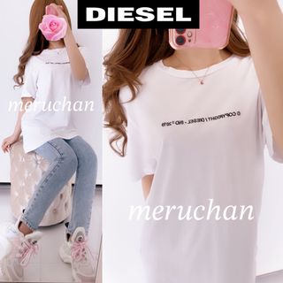 DIESEL - DIESEL♡刺繍ロゴTシャツ ビッグシルエット メンズ レディース