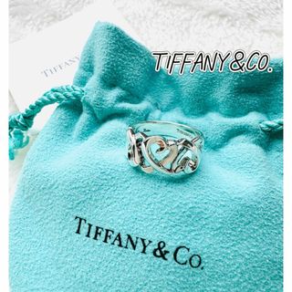 ティファニー(Tiffany & Co.)の美品 ティファニー 指輪リング　トリプルラビングハートシルバー925 約#8号(リング(指輪))