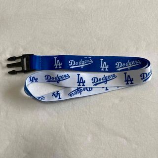 メジャーリーグベースボール(MLB)のDodgers ドジャース ネックストラップ ブルー(応援グッズ)