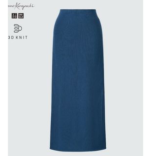 ユニクロ(UNIQLO)の3Dリブロングスカート　UNIQLO(ロングスカート)