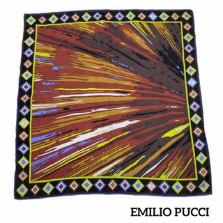 エミリオプッチ(EMILIO PUCCI)のEMILIO PUCCI スカーフ   57×55 マルチカラー(バンダナ/スカーフ)