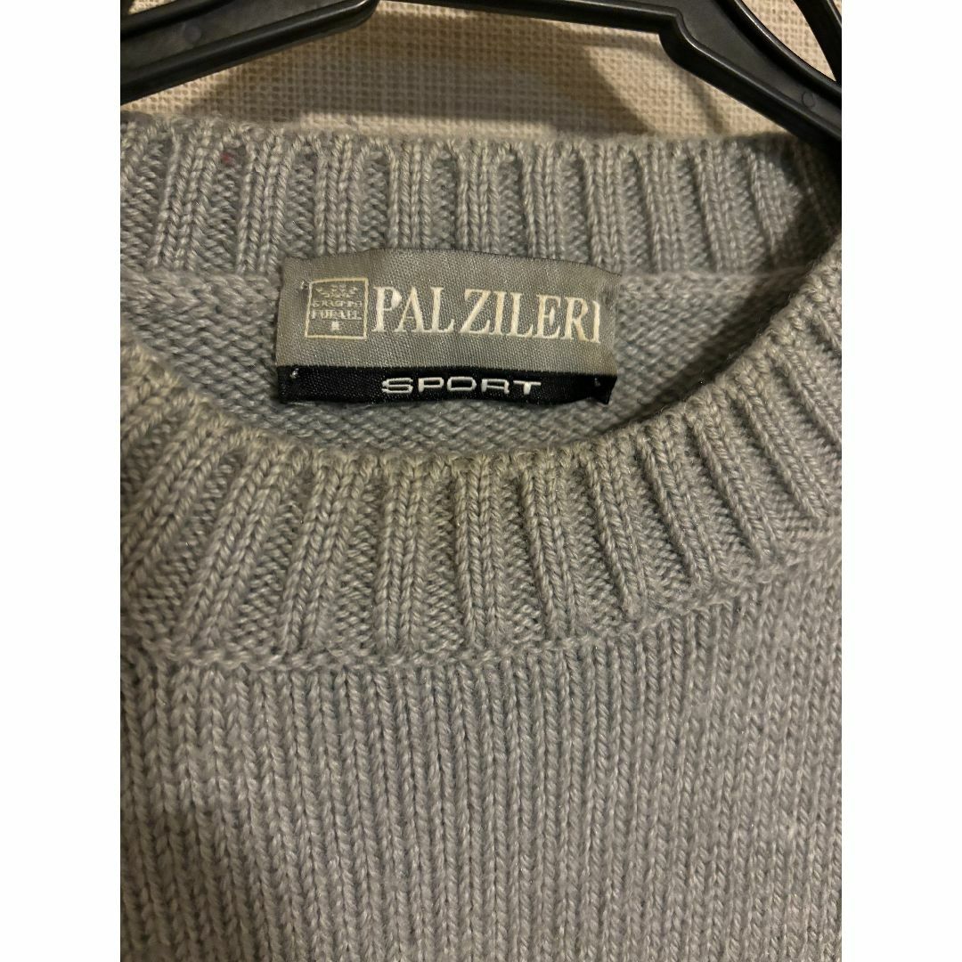 最終値下げ PALZILERI パルジレーリ レディース グレー ニット S レディースのトップス(ニット/セーター)の商品写真