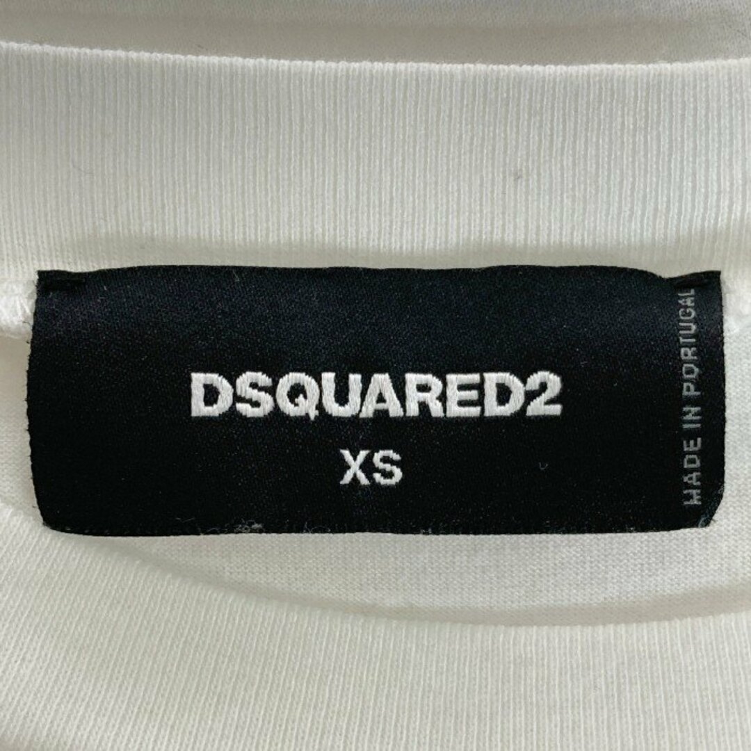 DSQUARED2(ディースクエアード)の★DSQUARED2 ディースクエアード プリントTシャツ ホワイト S79GC0002 S23009 Size XS メンズのトップス(Tシャツ/カットソー(半袖/袖なし))の商品写真