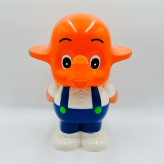 【レア】非売品 佐藤製薬 サトちゃん ソフビ 貯金箱 高さ30cm レトロ(キャラクターグッズ)