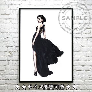 A481【アートポスター A4フレーム付】ファッション インテリア(アート/写真)