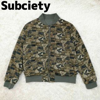 サブサエティ(Subciety)のSubciety サブサエティ　ブルゾン　ジャケット　リバーシブル　刺繍　ロゴ(ブルゾン)