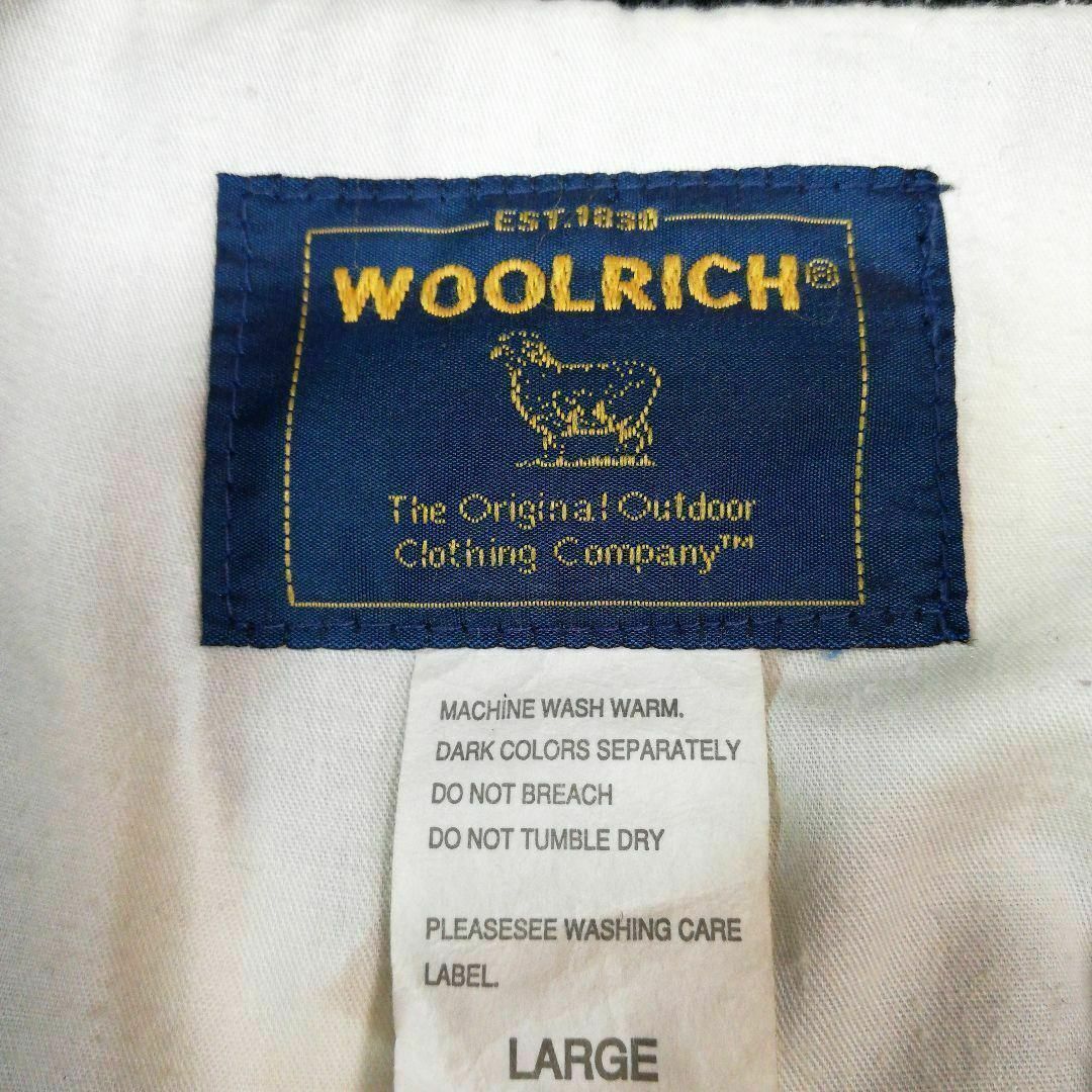 WOOLRICH(ウールリッチ)のWOOLRICH ブルゾン　ジャケット　ジップアップ　チェック柄　メンズ　L メンズのジャケット/アウター(ブルゾン)の商品写真