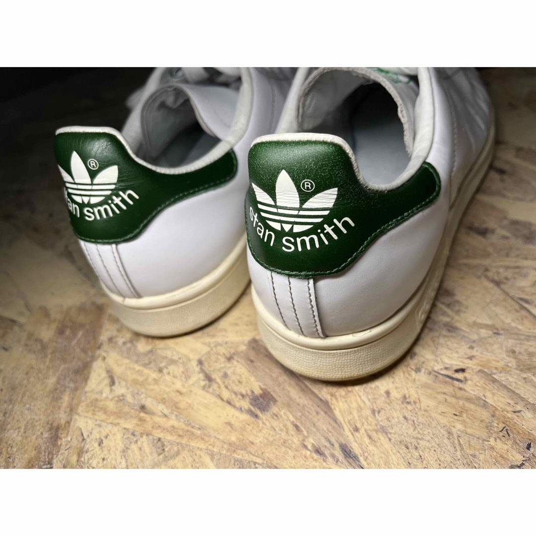 Originals（adidas）(オリジナルス)の廃盤天然皮革　アディダスオリジナルス　スタンスミス　グリーン27.5cm メンズの靴/シューズ(スニーカー)の商品写真