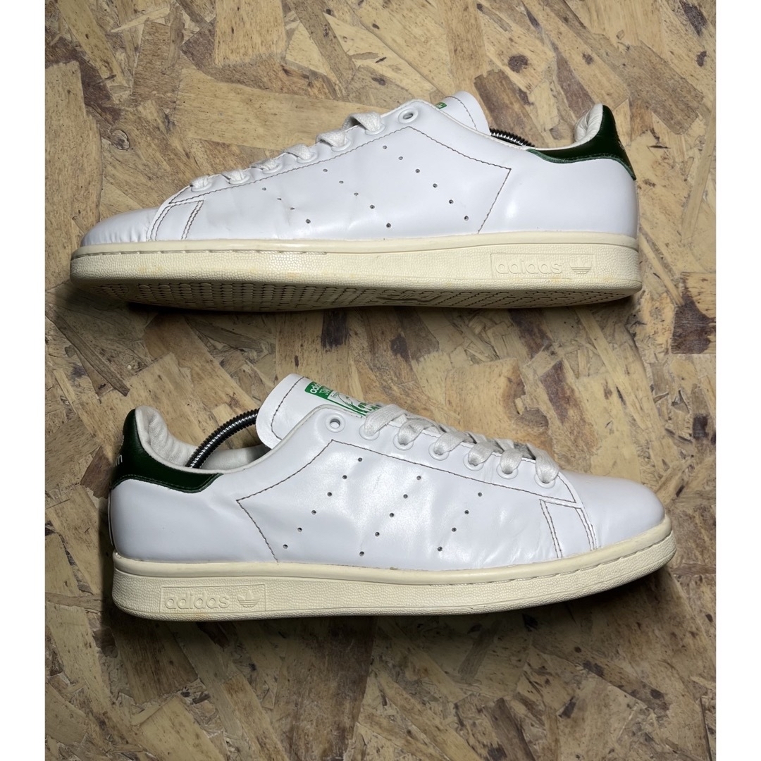 Originals（adidas）(オリジナルス)の廃盤天然皮革　アディダスオリジナルス　スタンスミス　グリーン27.5cm メンズの靴/シューズ(スニーカー)の商品写真