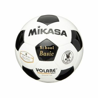 【色: ホワイト/ブラック】ミカサ(MIKASA) サッカーボール 日本サッカー(その他)