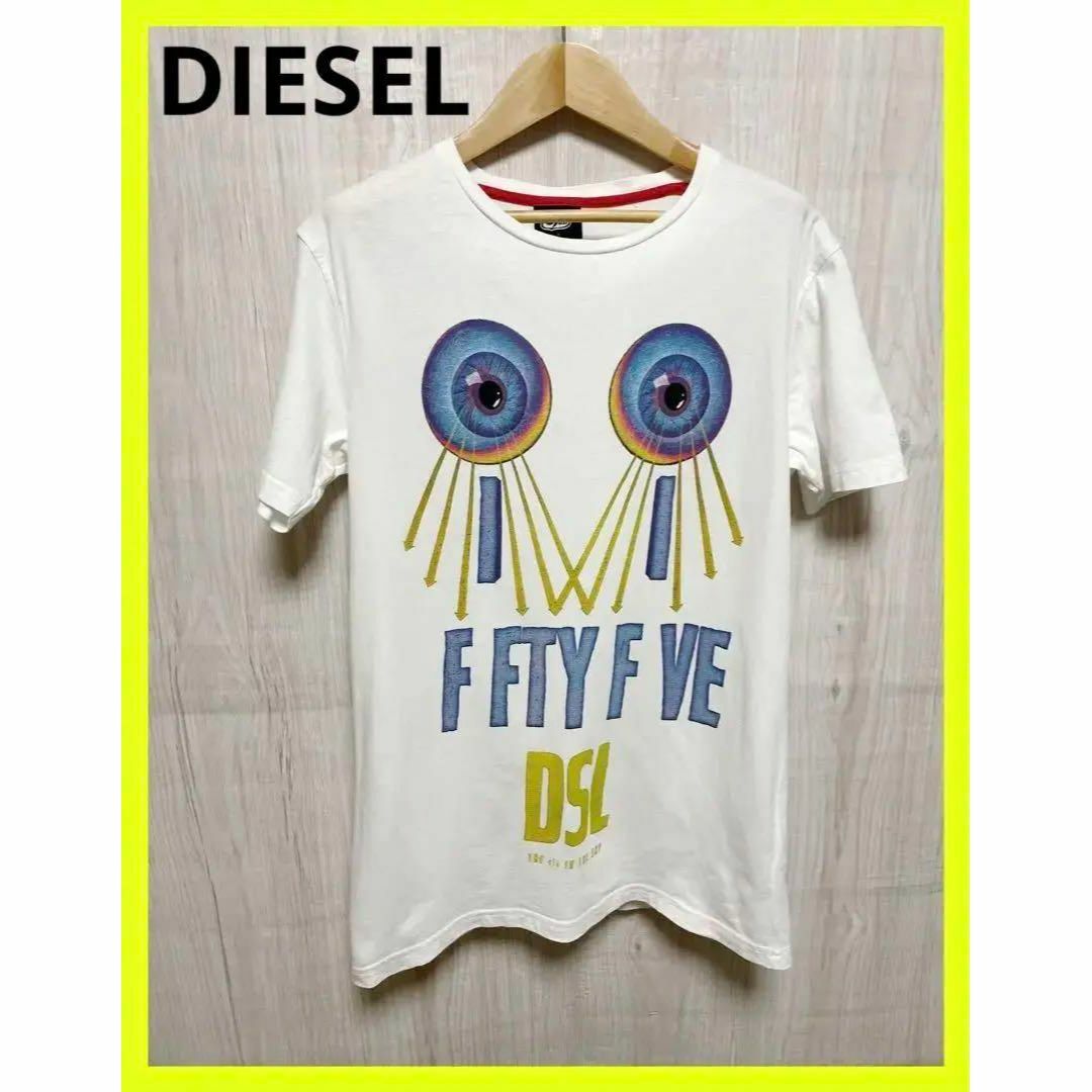 DIESEL(ディーゼル)のdiesel ディーゼル 55DSL ゴーゴーディーエスエル Tシャツ M 白 メンズのトップス(Tシャツ/カットソー(半袖/袖なし))の商品写真