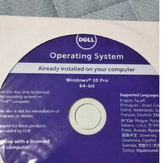 dell windows10 proインストールDVD プロダクトキー(その他)