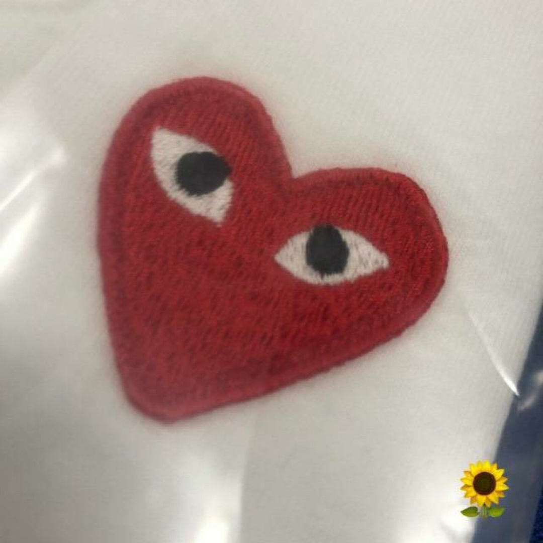 COMME des GARCONS(コムデギャルソン)の国内正規品 プレイコムデギャルソン 半袖 Tシャツ メンズＬ レッドハート メンズのトップス(Tシャツ/カットソー(半袖/袖なし))の商品写真