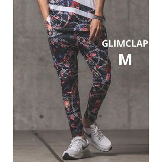 GLIMCLAP グリムクラップ フラワー パンツ チェーン 花柄 バラ M(その他)