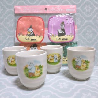 MOOMIN - MOOMIN    ゆのみ＆コースター   非売品    食器