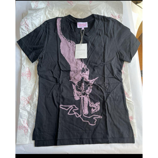 ヴィヴィアンウエストウッド(Vivienne Westwood)の新品　ヴィヴィアンウエストウッド　オーブ　紫猫(Tシャツ(半袖/袖なし))