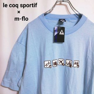 ルコックスポルティフ(le coq sportif)の【希少、未使用、00s】ルコック　m-flo　tシャツ　薄手　サイン入り(Tシャツ/カットソー(半袖/袖なし))