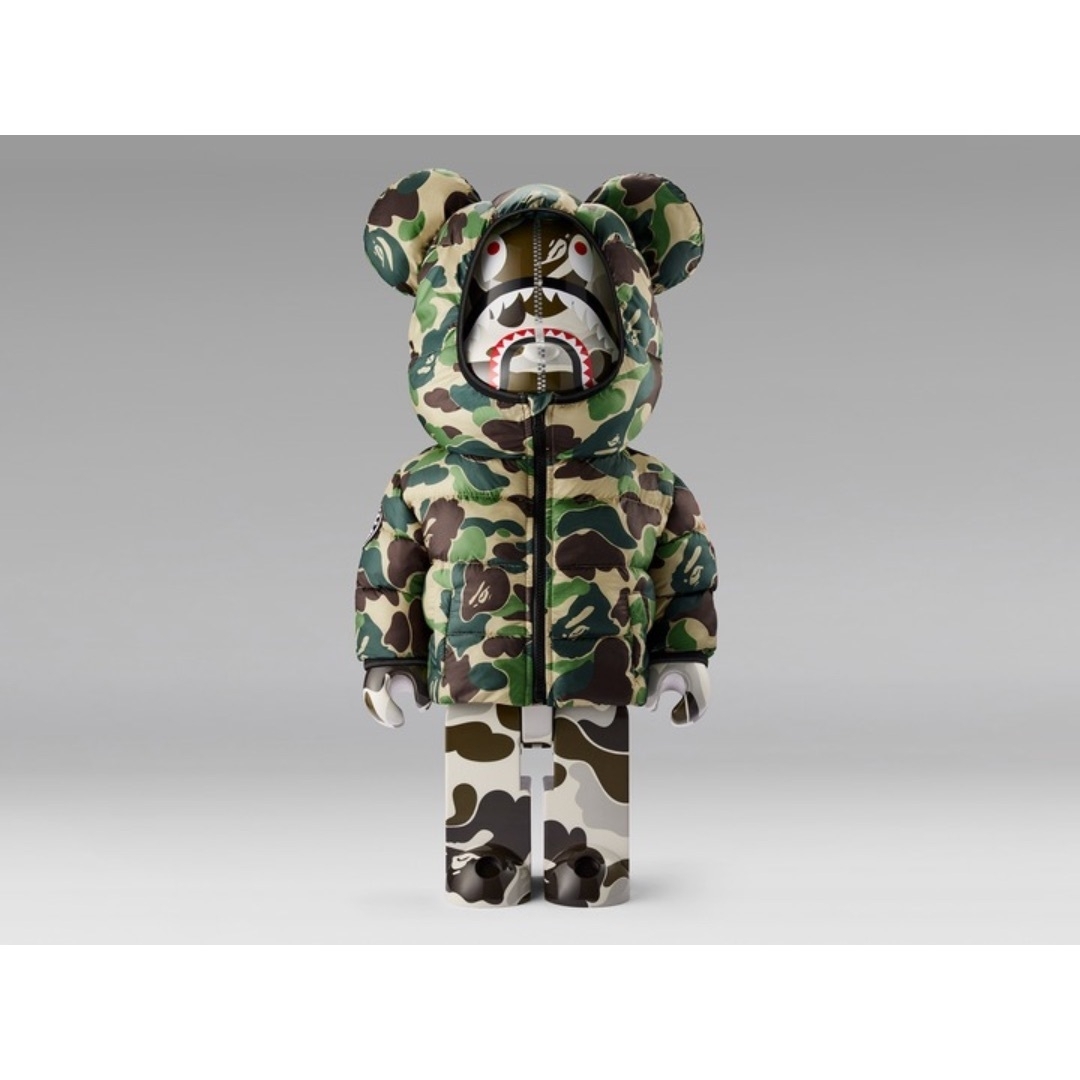 MEDICOM TOY(メディコムトイ)のBE@RBRICK BAPE(R) × CANADA GOOSE SHARK エンタメ/ホビーのフィギュア(その他)の商品写真