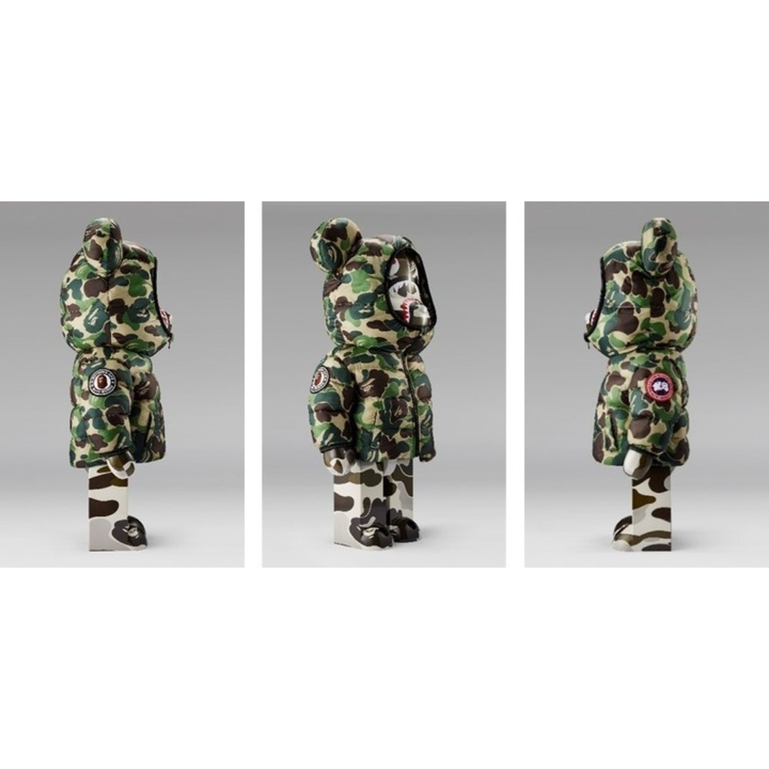 MEDICOM TOY(メディコムトイ)のBE@RBRICK BAPE(R) × CANADA GOOSE SHARK エンタメ/ホビーのフィギュア(その他)の商品写真