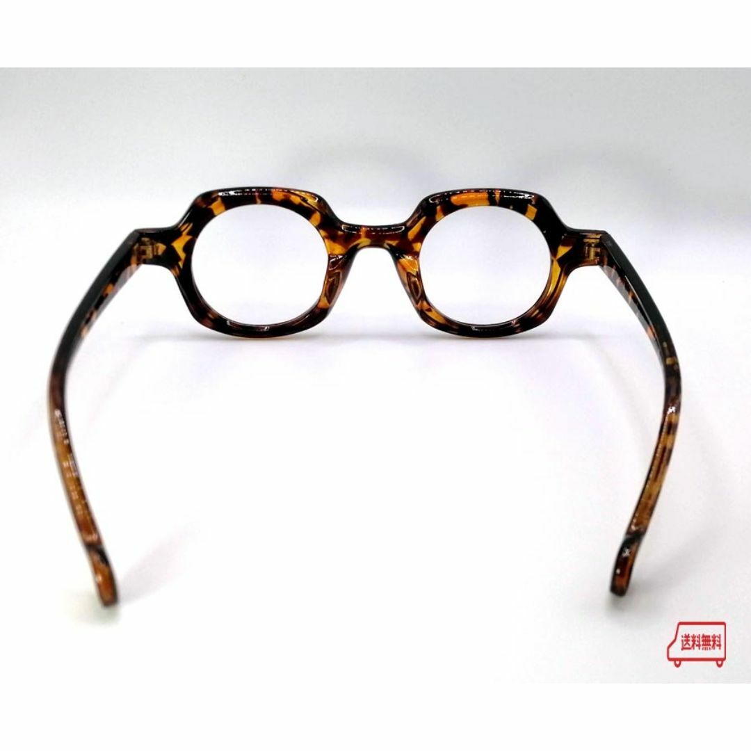 【べっ甲 ヨーロピアン・ヴィンテージ】クラウンパント 伊達メガネ ＰＣ眼鏡 メンズのファッション小物(サングラス/メガネ)の商品写真