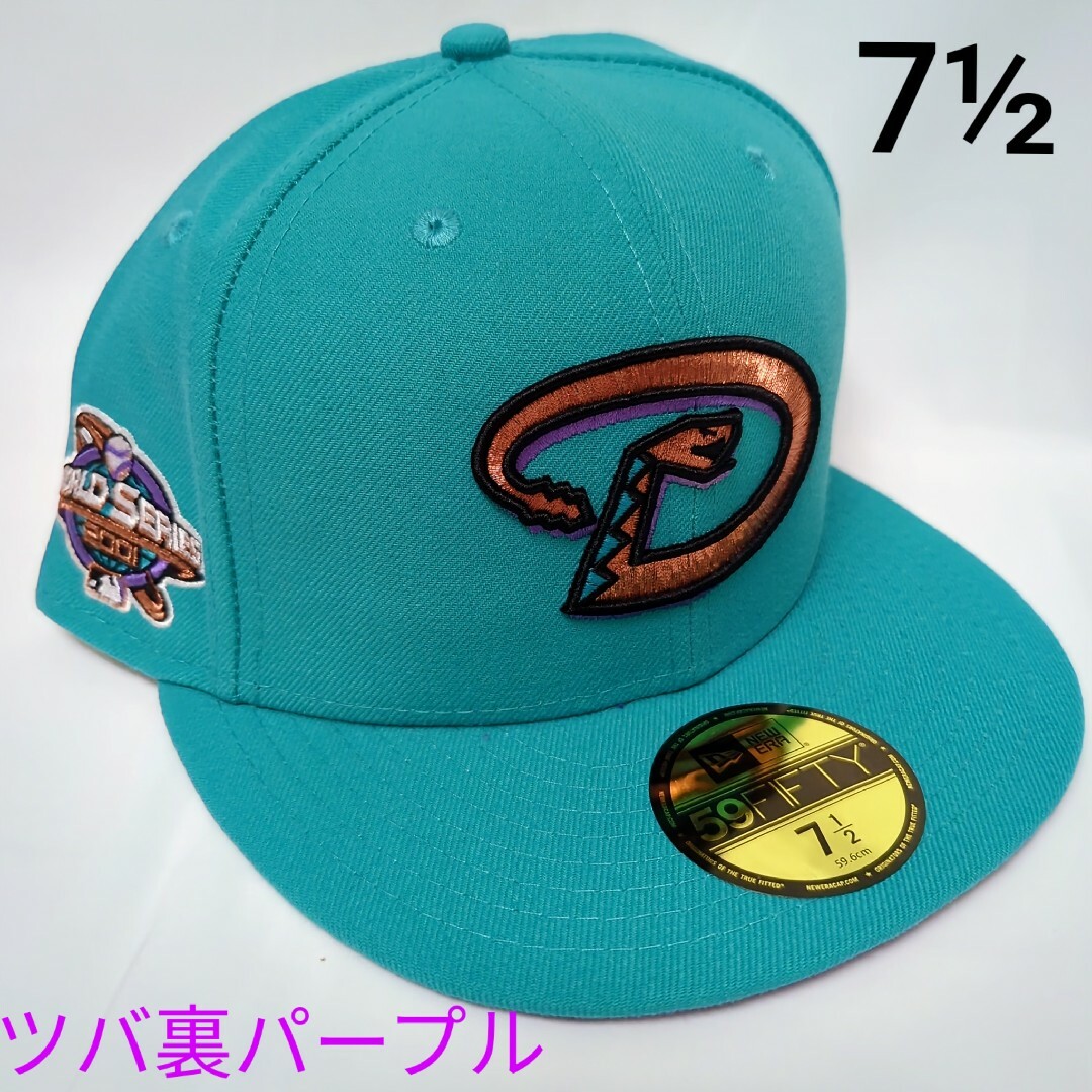 NEW ERA(ニューエラー)の新品　海外限定　AQUA　アクアカラー　NEWERA　CAP  7 1/2 メンズの帽子(キャップ)の商品写真