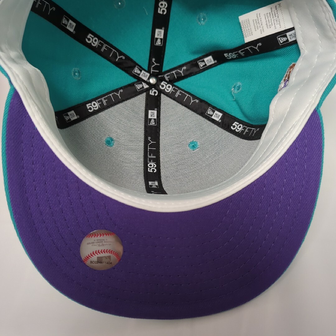 NEW ERA(ニューエラー)の新品　海外限定　AQUA　アクアカラー　NEWERA　CAP  7 1/2 メンズの帽子(キャップ)の商品写真