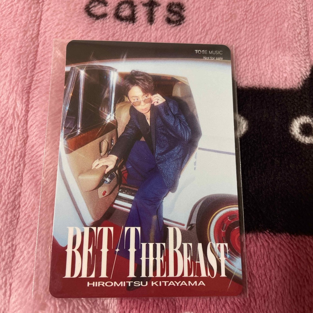 北山宏光　BET  THE BEAST   3形態 セット　特典ステッカー付き エンタメ/ホビーのCD(ポップス/ロック(邦楽))の商品写真